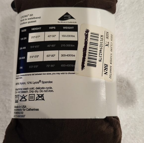 Catherines Other Plus Dark Brown Opaque Tights Poshmark